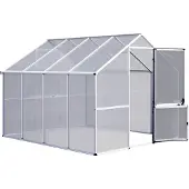 KGT Gewächshaus "Enzian IV" pressblank 8 m² 6 mm HKP