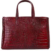 Cluty Henkeltasche echt Leder, Made in Italy
