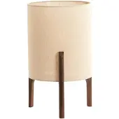 Light & Living - Tischleuchte Litto - Dunkelbraun - Ø28cm Tischlampe - Nachttischlampe, Wohnzimmer, Schlafzimmer