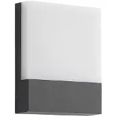 LINDBY LED Aussenwandleuchte Vanira , schwarz, Aluminium, Modern, LED Wandleuchte außen