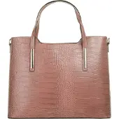 Cluty Henkeltasche echt Leder, Made in Italy