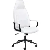 Beliani Bürostuhl mit cremefarbenem Stoffbezug drehbar höhenverstellbar mit Armlehnen für das Homeoffice oder Arbeitszimmer traditionell und modern