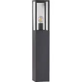 LINDBY Wegeleuchte Peldar , dimmbar, schwarz, Aluminium, Modern, Außenleuchte