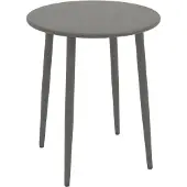 Degamo Bistrotisch Gartentisch Tisch DENVER 60cm rund, Metall grau