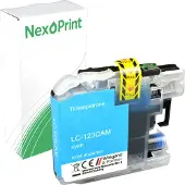 NexoPrint Druckerpatrone kompatibel zu Brother LC-123C cyan MFC-J 4510 DW MFC-J 4410 DW MFC-J 4310 DW MFC-J 245 DCP-J 752 DW