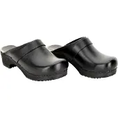 Sanita Damen Offener Clog Wood-Rita Open Black-35