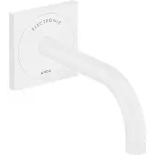 Hansgrohe AXOR Uno Elektronik-Waschtischmischer Unterputz für Wandmontage mit Auslauf 165 mm, Mattweiß
