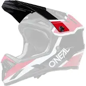 O'Neal Helmschirm Backflip Strike Visor , Schwarz Rot