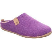 Rohde Damen Pantoffel Softfilz Hausschuh Wechselfußbett 6860, Größe:37 EU, Farbe:Violett