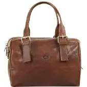 Piké Henkeltasche echt Leder, Made in Italy