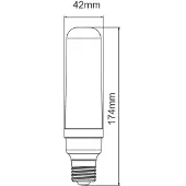Beneito Faure 10W E27 PL T40 zylindrische LED-Glühbirne