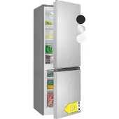 Bomann Kühlschrank mit Gefrierfach | | 143cm | Kühl Gefrierkombination leise | Türanschlag wechselbar | 175L | KG 322.1 inox