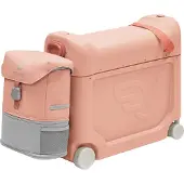 JETKIDS Reiseset BedBox 46 cm Set 2 tlg. - 4-Rollen-Kabinentrolley (coral pink)