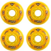 Hyper Wheels Inline Wheels Pro 250 Hockey Outdoor 4er Set Rollen - 72mm / 82 A yellow