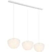 Globo Lighting Hängeleuchte Metall weiß, 3x E14