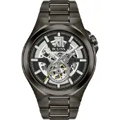 Bulova Herren Armbanduhr Maquina 98A179 Automatik