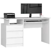 Akord Furniture Factory IP0PBIUBIA001, Gerade, Rechteckige Form, Matt, Weiß, 3 Schublade(n), 600 mm