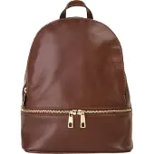 Piké Cityrucksack echt Leder, Made in Italy