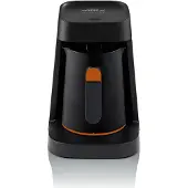 Arzum Okka MINIO JET Türkische Kaffeemaschine, 400 W, 5 Tassen Kapazität, Überlaufschutz, Akustisches Warnsystem, Türkische Kaffeekanne