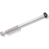 Hewi Vorhangstange Ser 801, d:33, L:1000mm, mit 10 Ringen reinweiß