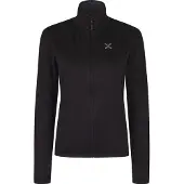 Montura Fadis Grid Maglia Woman - Stretch-Thermofleece für Damen, Farbe:90-BLACK, Größe:XS