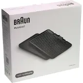 Braun AS00006344, Waffelplatte, CG7010, CG7020, CG7040, CG7044, Aluminium-Guss, Schwarz, 290 mm, 320 mm