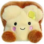 PALM PALS , 33574, Palm Pals Buttery Toast, 13cm, Eco-Friendly Plüschtier, Braun