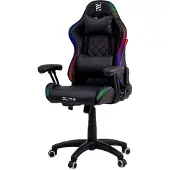 Elite Kinder Gaming Stuhl PULSE | Ergonomischer Bürostuhl - Bis 120 Kg - PC Gamingstuhl - Schreibtischstuhl - Gamer Racing Stuhl - Kunstleder - RGB