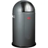 Wesco Abfallsammler PUSHBOY JUNIOR 175531-13 in GRAPHIT mit 22 Liter Volumen / Abfalleimer / Mülleimer