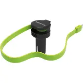 RealPower 257636, Auto, Zigarettenanzünder, 5 V, 0,58 m, Schwarz, Grün