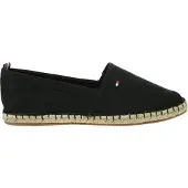 Tommy Hilfiger Basic Espandrills Leinenschuh Schwarz