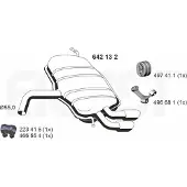 ERNST 642132 Endschalldämpfer für SKODA YETI (5L) Auspuff