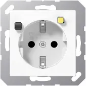 JUNG FI-SCHUKO-Steckdose aws A 5520.30 WW A5520.30WW