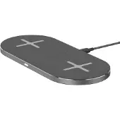 XLayer Ladegerät Wireless Pad 10W Double Qi- Space Grey