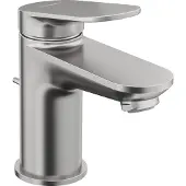 Duravit Wave Einhebel-WT-Mischer S mit Zugstange, Edelstahl Gebürstet