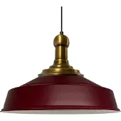 Bamyum Pendelleuchte Asletl-Knob Hängelampe Ø41 cm Kstanienbraun Vintage Lampe