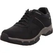 Pius Gabor Oil Nubuk Mesh GTX Herren sportlicher Schnürer in Schwarz, Größe 8.5