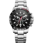 Roamer Herren Uhr Chronograph Quarz 861837 41 55 20 Rimini Edelstahl