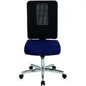 Topstar Bürodrehstuhl Open XT ohne Armlehne - blau Sicherheitsdoppelrollen für alle Böde.