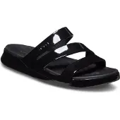 Crocs Getaway Patent Strappy Badesandalen Schwarz EU 41-42 Frau Schwarz EU 41-42