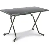 Best-Freizeitmöbel Best Scherenklapptisch - eckig 110x70cm - Farbe: anthrazit