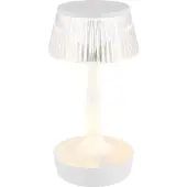Globo Tischlampe kabellos mit Akku Touch Dimmer Kristall Tischleuchte Dimmbar 28079W