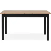 Finori Esszimmertisch COBURG Küchentisch in Artisan Eiche ca. 140 x 76 x 80 cm ausziehbar 180 cm