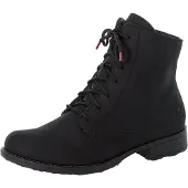 Rieker Damen Stiefeletten Schnürboots Blockabsatz 70821, Größe:37 EU, Farbe:Schwarz