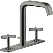 Hansgrohe 3-Loch-Waschtischarmatur 170 Axor Citterio E A 165mm, m ZugstAblGar, Pl., pol. bla vc