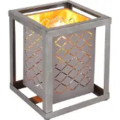 Globo Lighting Tischleuchte Metall silberfarben, 1x E27