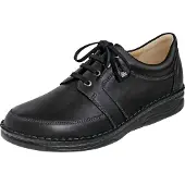 Finn Comfort Herren Schnürer Norwich, Schwarz, Leder, NEU - Herrenschuhe Bequemschuhe, Schwarz, leder (montana)