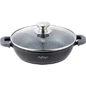 Cheffinger Servierpfanne Schmorpfanne Kochtopf Induktion Ø 28 cm Alu Guss Topf Pfanne
