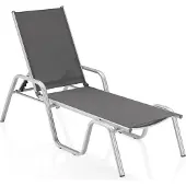 Kettler 2er Set Basic Plus Stapelliege Aluminium/Outdoorgewebe