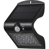 Osram ENDURA BUTTERFLY Solar-Flutlicht, schwarz, 1,5W, 200lm, Bewegungs- & Lichtsensor, Outdoor-Leuchte, Batterie aufladbar, lange Lebensdauer, einfache Montage, IP65, 4000K